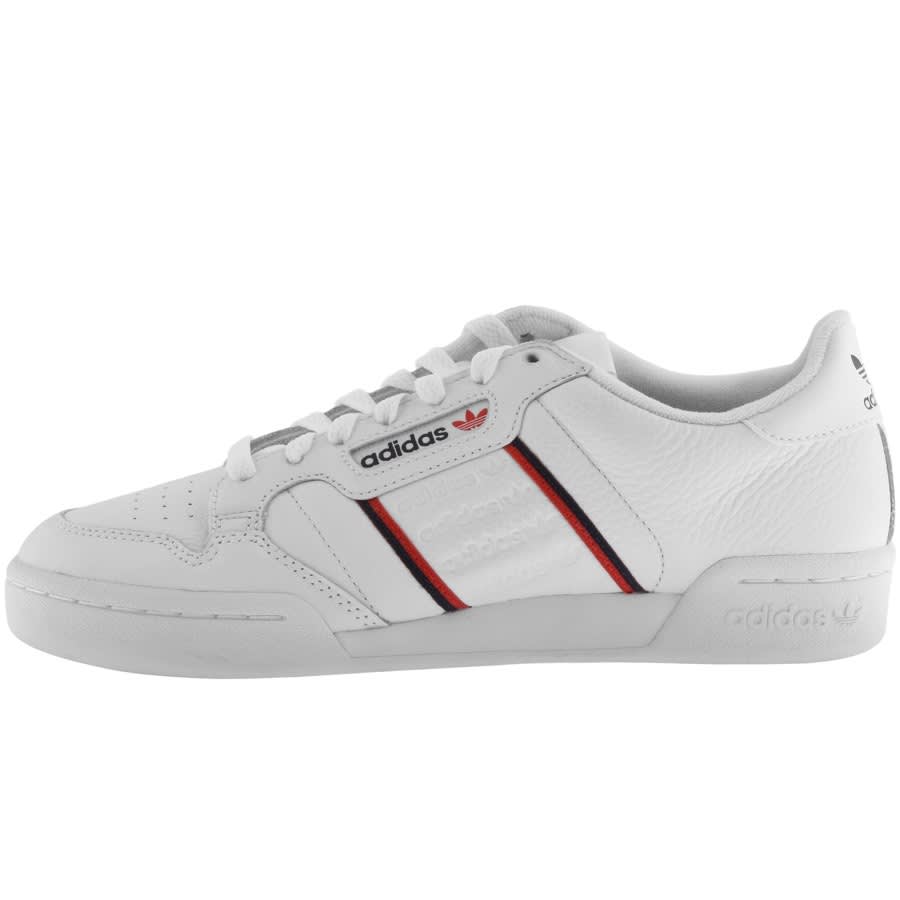 Alternative Image for ProductAdidas Originals Continental 80 Trainers White1